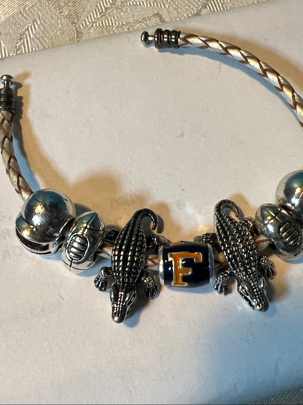 Florida Gators Set of 7 Bracelet Charms - Picture 2 of 4